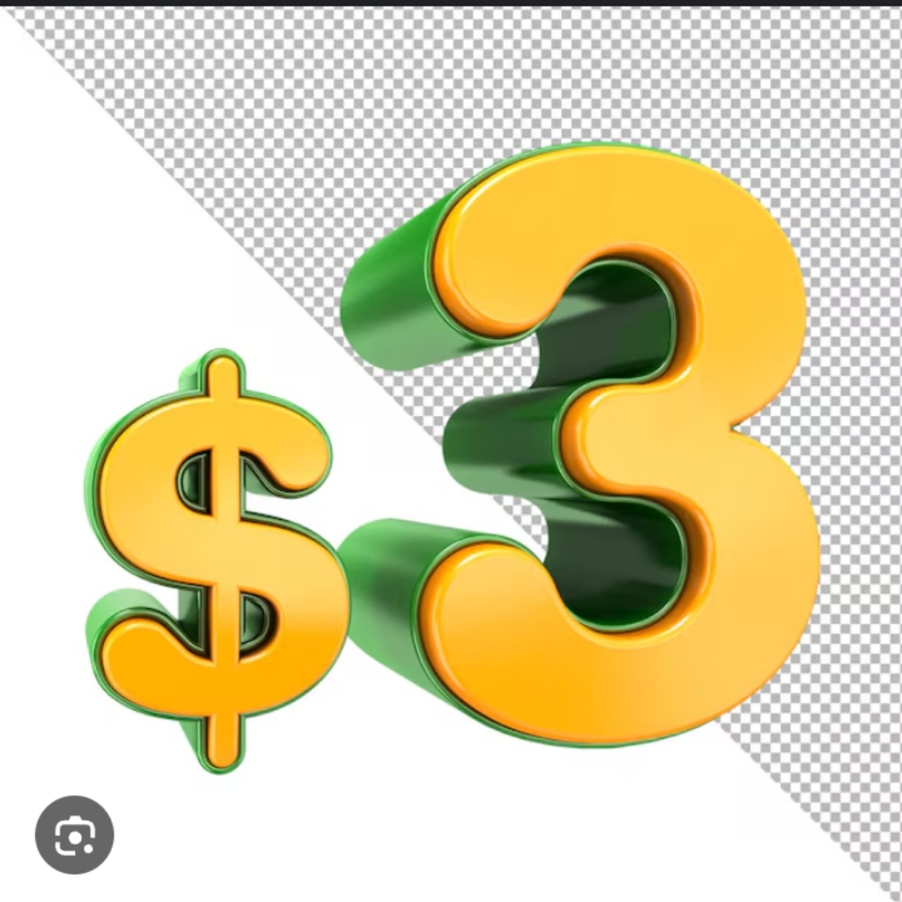 $3 LOW START (UNLISTED ITEMS)